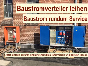 Baustrom Stahnsdorf - Potsdam mieten - Brandenburg Baustromverteiler
