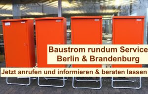Baustrom Berlin Schöneberg mieten